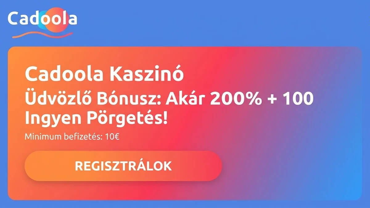 Regisztráció bónusszal